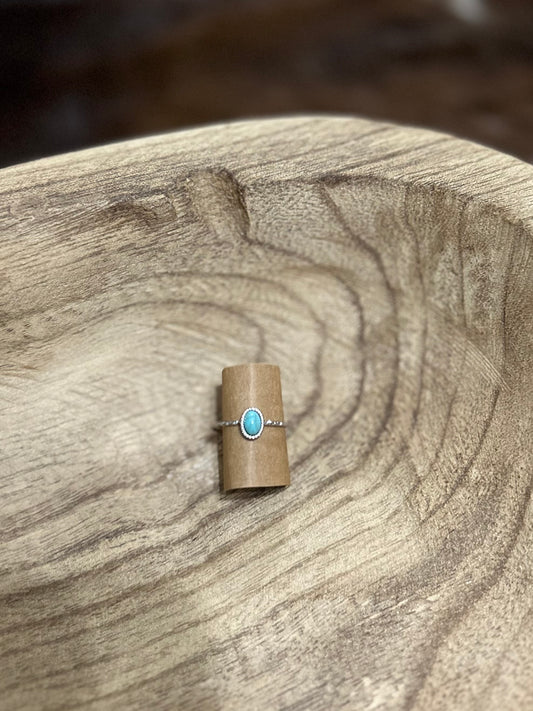 Turquoise adjustable ring