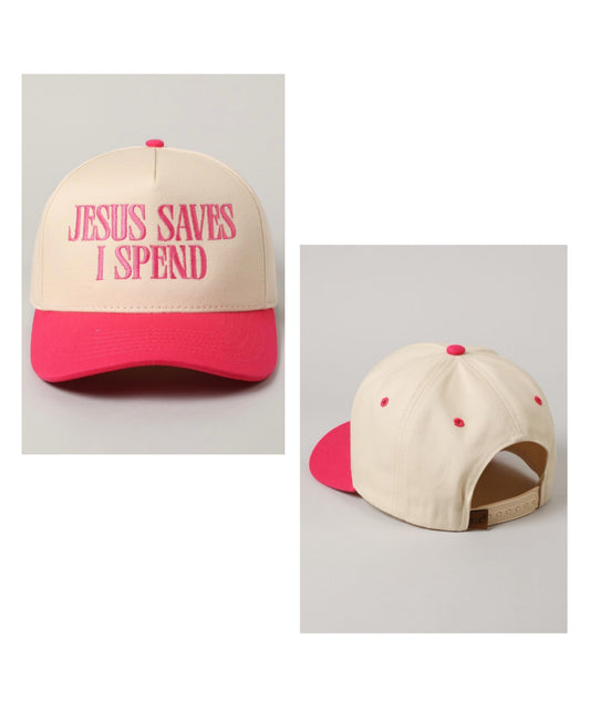 Jesus saves trucker hat
